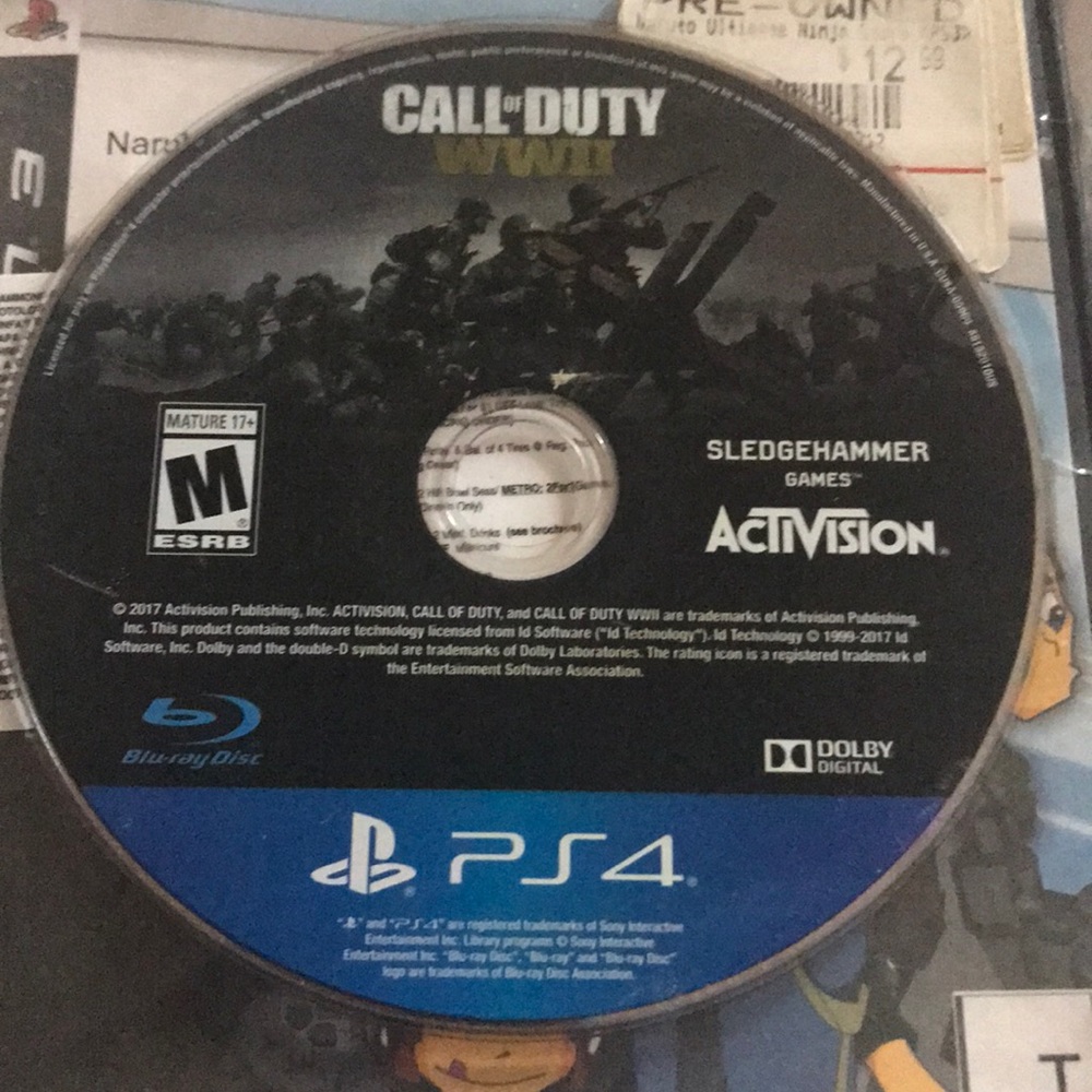 Call Of Duty WWII ps4